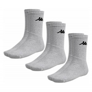 Kappa Sports Sock (3 Pack) Grey