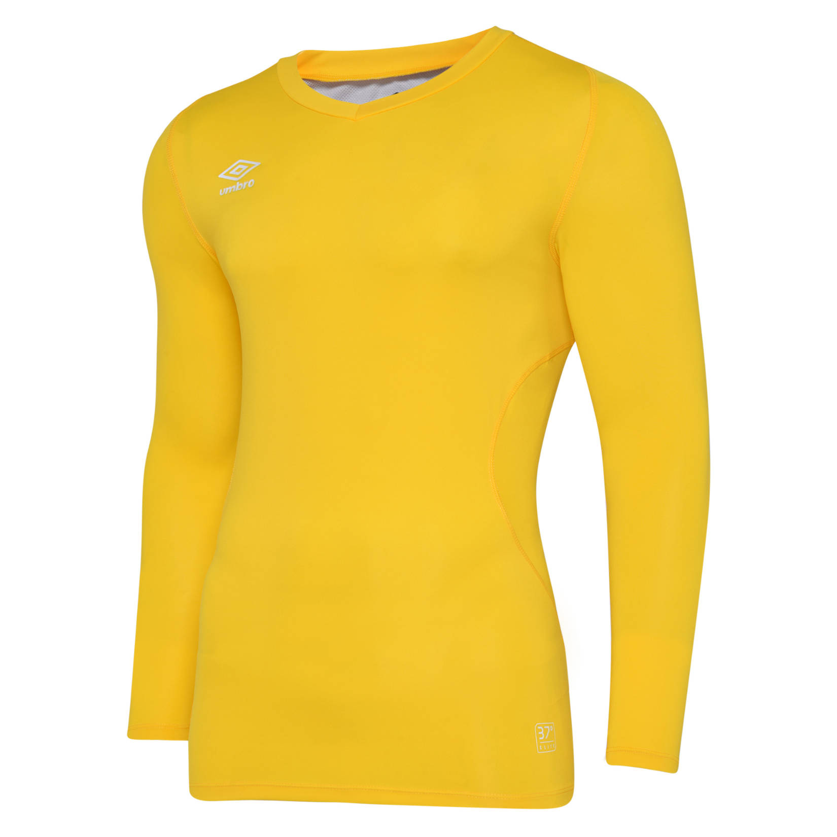 Umbro Elite V Neck Baselayer L/S Sv Yellow