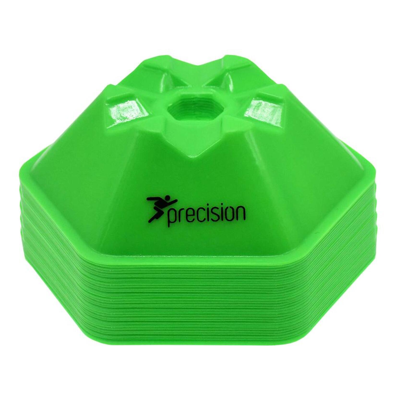 Precision Pro HX Saucer Cones - Set of 50 (Assorted) Fluo Green