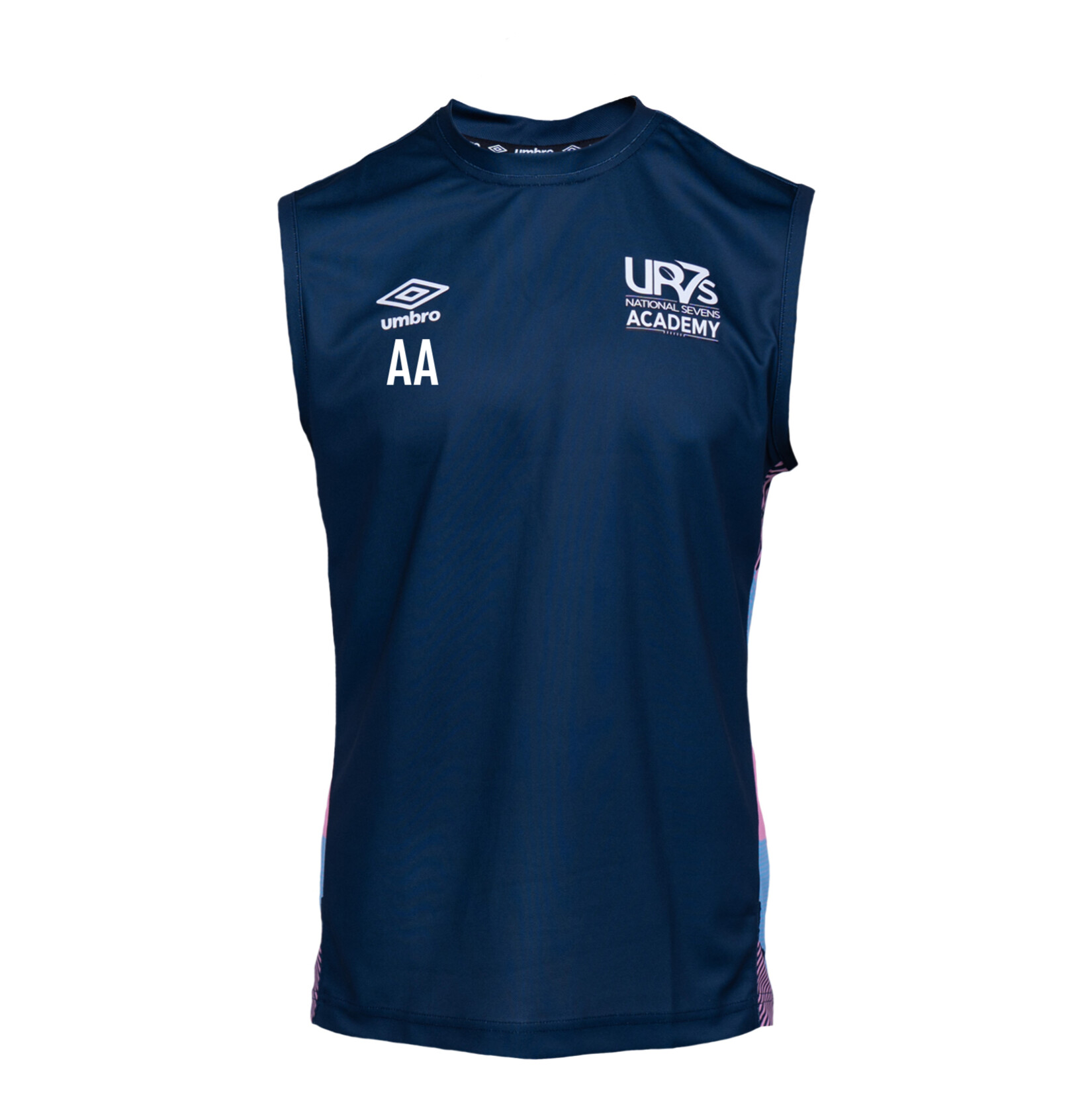 Umbro-MTO Prem Training Sleeveless Tee - UR7s Prem Training Sleeveless Tee Navy HCMB