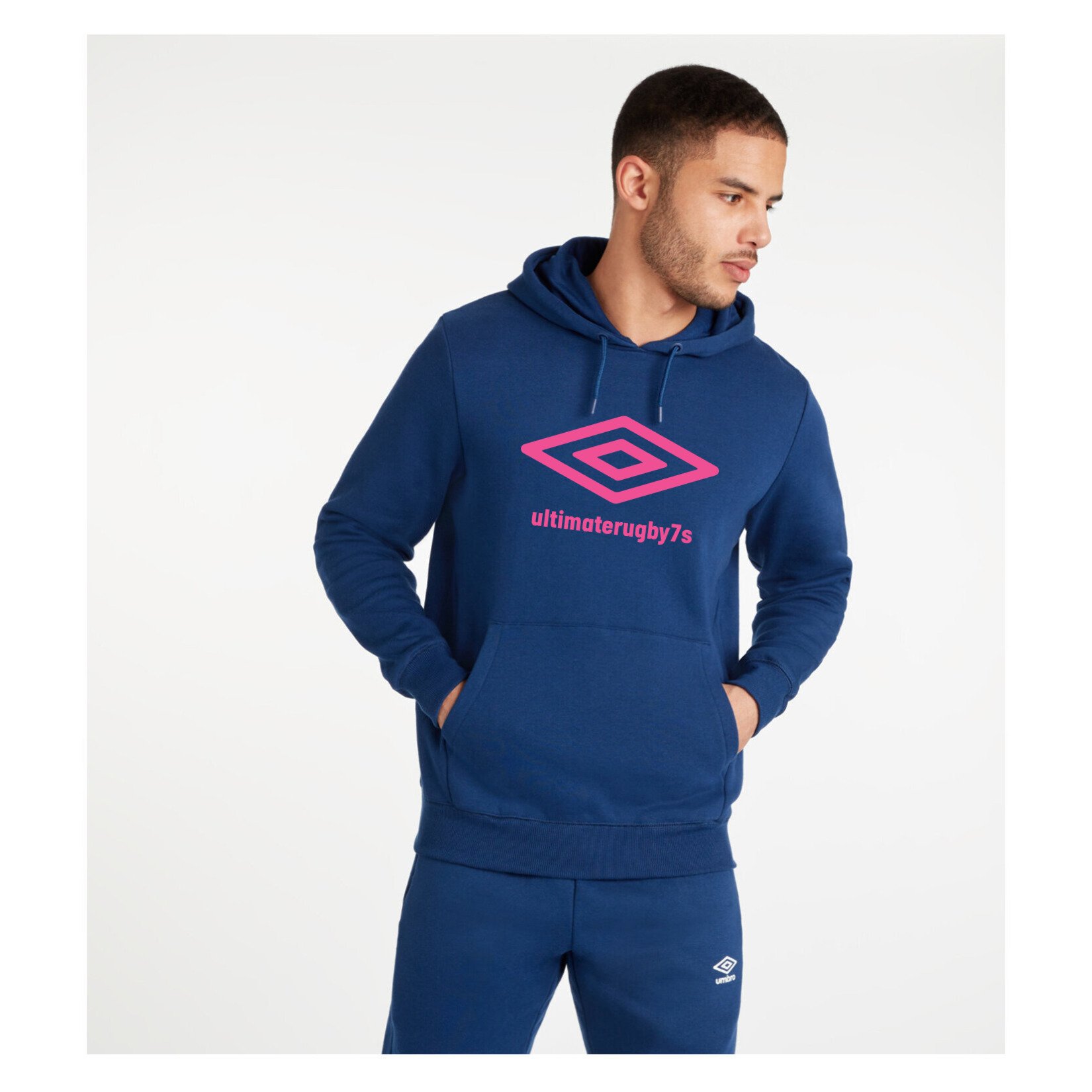 Umbro-MTO Diamond Club OH Hoodie - Navy