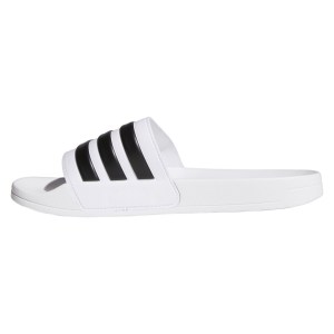 adidas Adilette Cloudfoam Slides White-Black