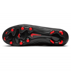 Nike Tiempo Legend 8 Pro Firm-Ground Boots Black-Dark Smoke Grey-Chile Red-Chile Red