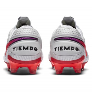 Nike Tiempo Legend 8 Elite Firm Ground (FG) Boot White-Flash Crimson-Photon Dust