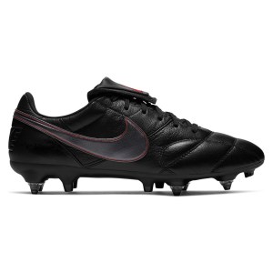 Nike Premier II Anti-Clog Traction (SG-Pro) Soft-Ground Football Boot Black-Dark Smoke Grey-Chile Red