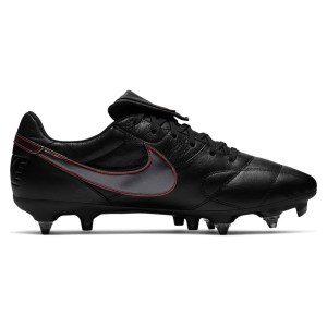 Nike Premier II Anti-Clog Traction (SG-Pro) Soft-Ground Football Boot Black-Dark Smoke Grey-Chile Red