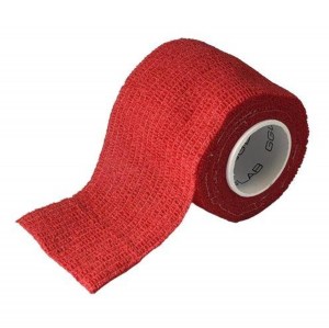 GloveGlu Finger, Wrist & Guard Tape (Box of 12) Red