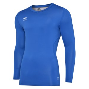 Umbro Elite V Neck Baselayer L/S Tw Royal