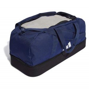adidas Tiro League Duffel Bag Large with Bottom Compartment Team Navy Blue-Black-White