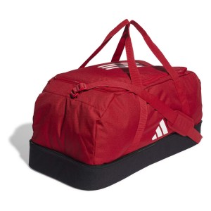 adidas Tiro League Duffel Bag Large with Bottom Compartment Team Power Red-Black-White