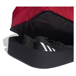 adidas Tiro League Duffel Bag Large with Bottom Compartment Team Power Red-Black-White