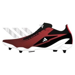 adidas-SS Adizero RS15 Pro Firm Ground Rugby Boots Black-Red