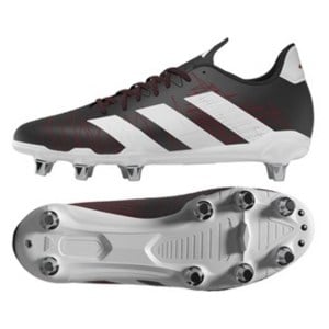 adidas-SS Kakari Soft Ground Rugby Boots Black-White