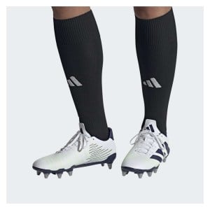 adidas-SS Kakari Soft Ground Rugby Boots Ftwwhite-Tenabl-Silvmt