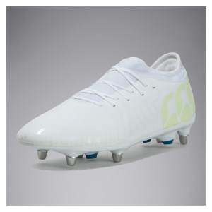 Canterbury CCC Speed Infinite Team Soft Ground Boots White-Yellow