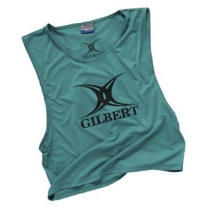 Gilbert POLYESTER RUGBY BIB Green