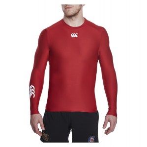 Canterbury Thermoreg Baselayer Long Sleeve Flag Red