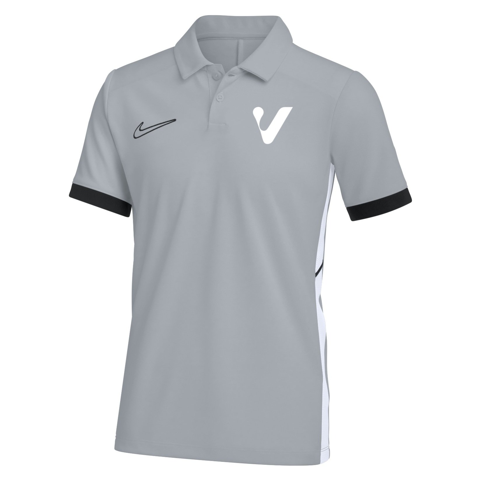 Nike Dri-FIT Academy 25 Polo - Wolf Grey/Black/White