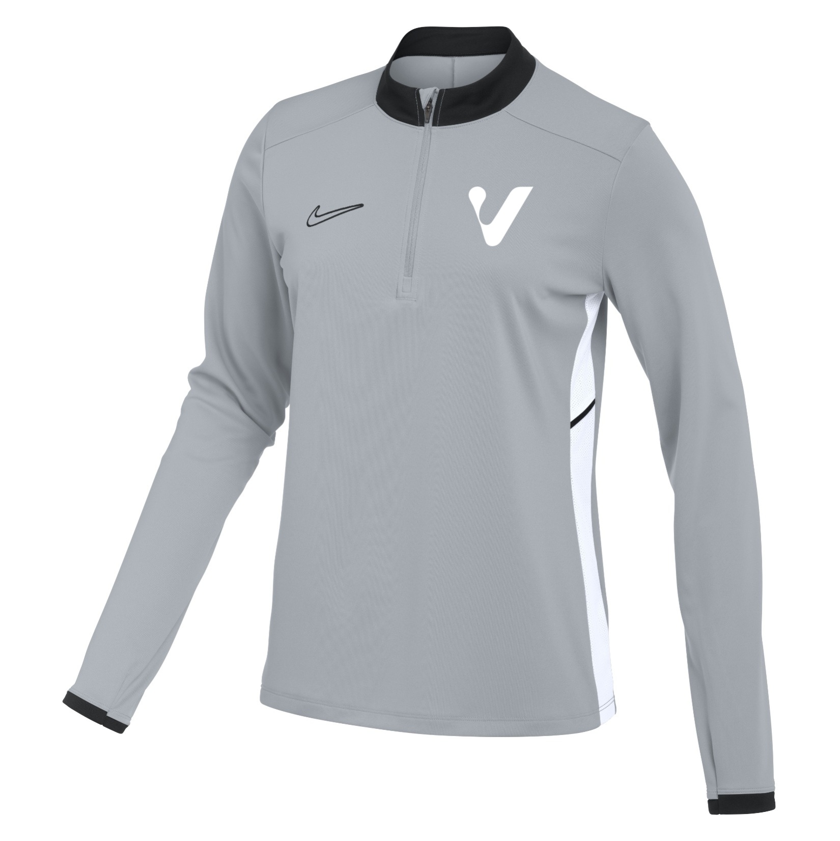 Nike Dri-FIT Academy 25 Drill Top (W) - Wolf Grey/Black/White