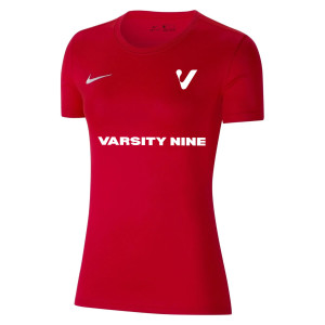 Nike Womens Park VII Dri-FIT Short Sleeve Shirt (W) University Red-White