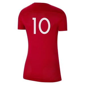 Nike Womens Park VII Dri-FIT Short Sleeve Shirt (W) University Red-White