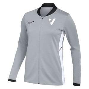 Nike Dri-FIT Academy 25 Knit Track Jacket (W) - Wolf Grey/Black/White