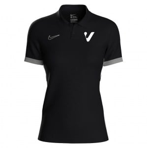 Nike Dri-FIT Academy 25 Polo (W) - Black/White/White