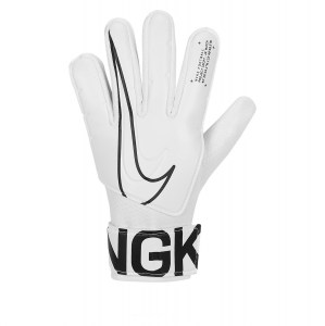 Nike Kids Match Goalkeeper Gloves White-Black