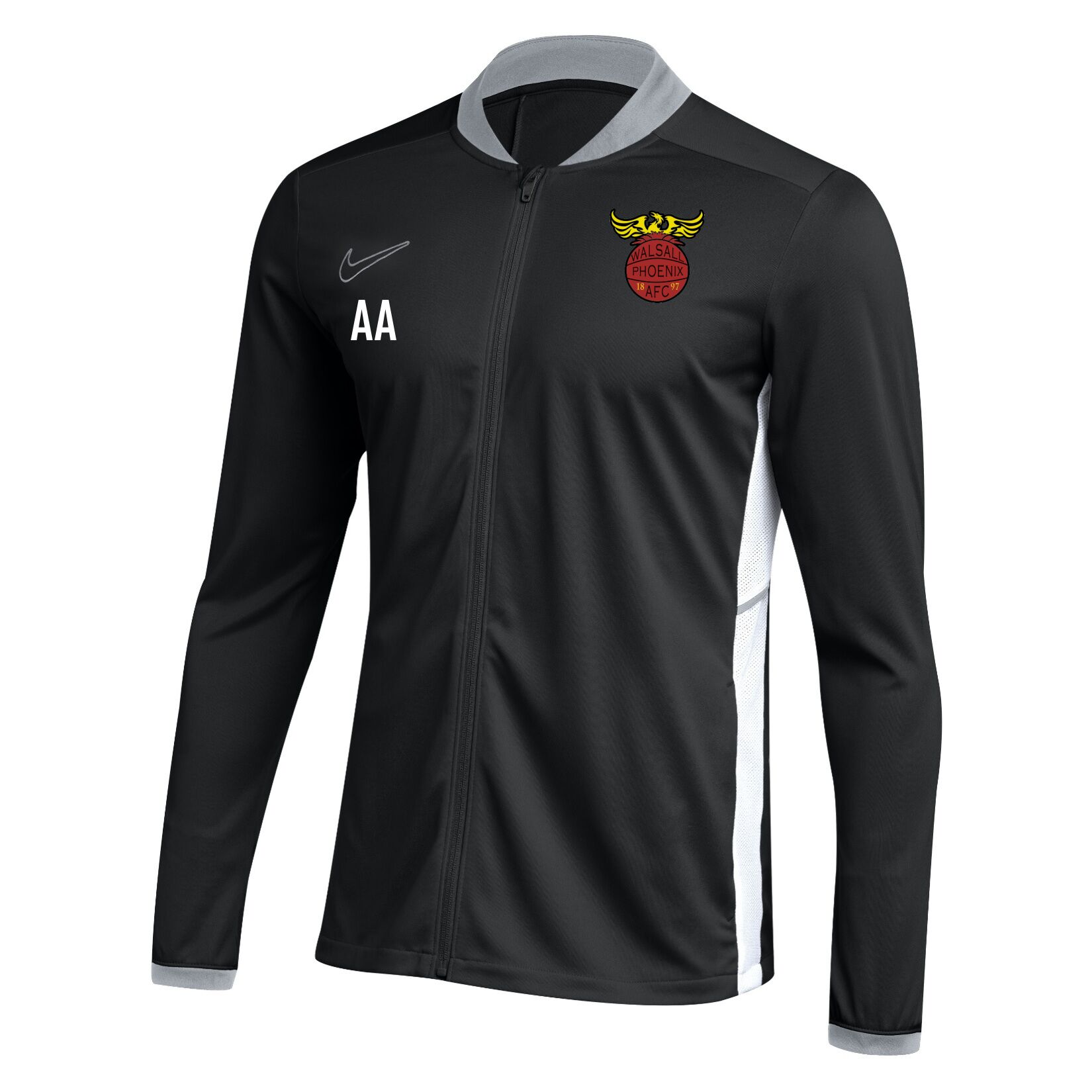 Nike Dri-FIT Academy 25 Knit Track Jacket - Black/White/White