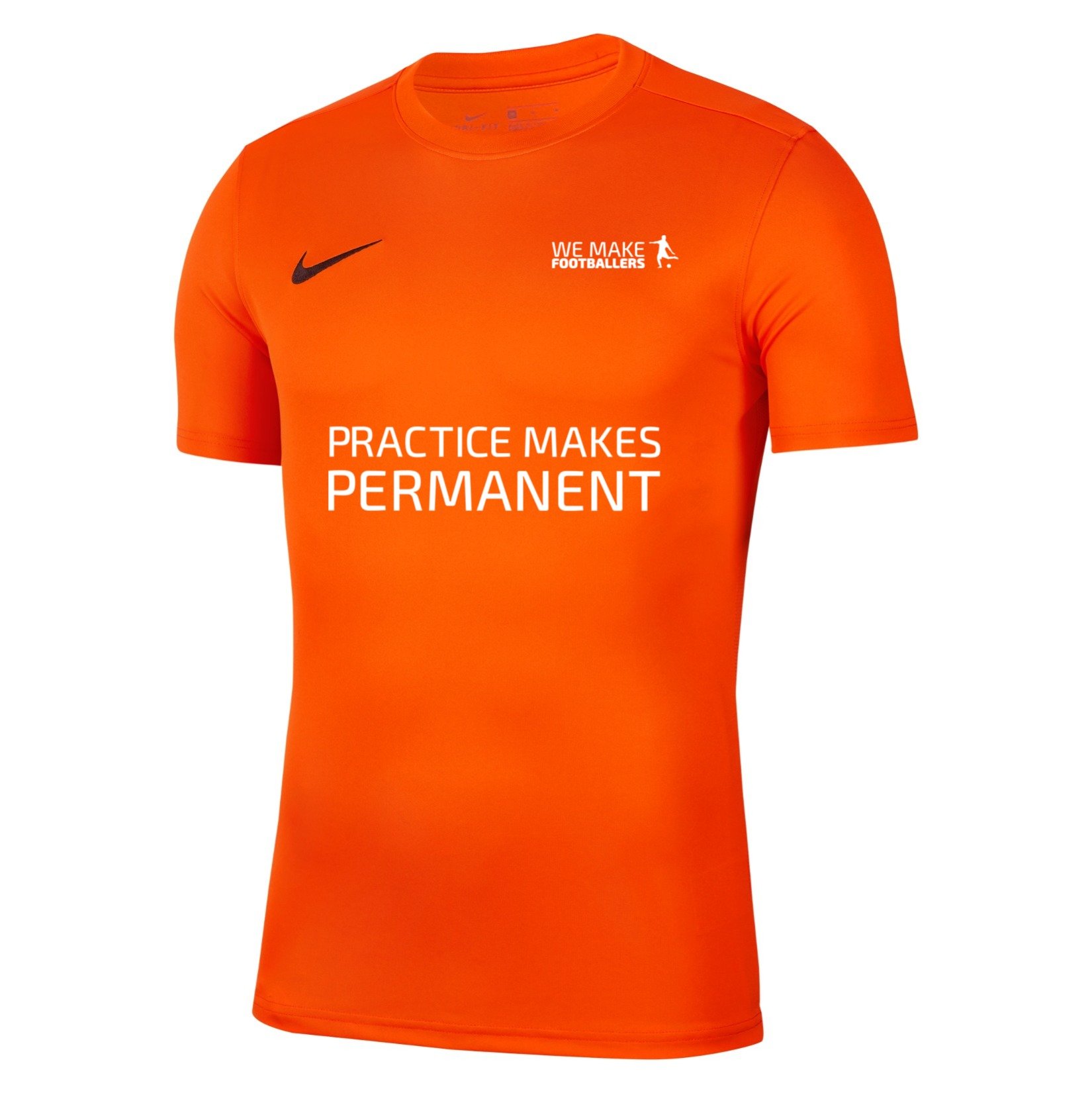 Nike Park VII Dri-FIT Short Sleeve Shirt - Safety Orange/Black