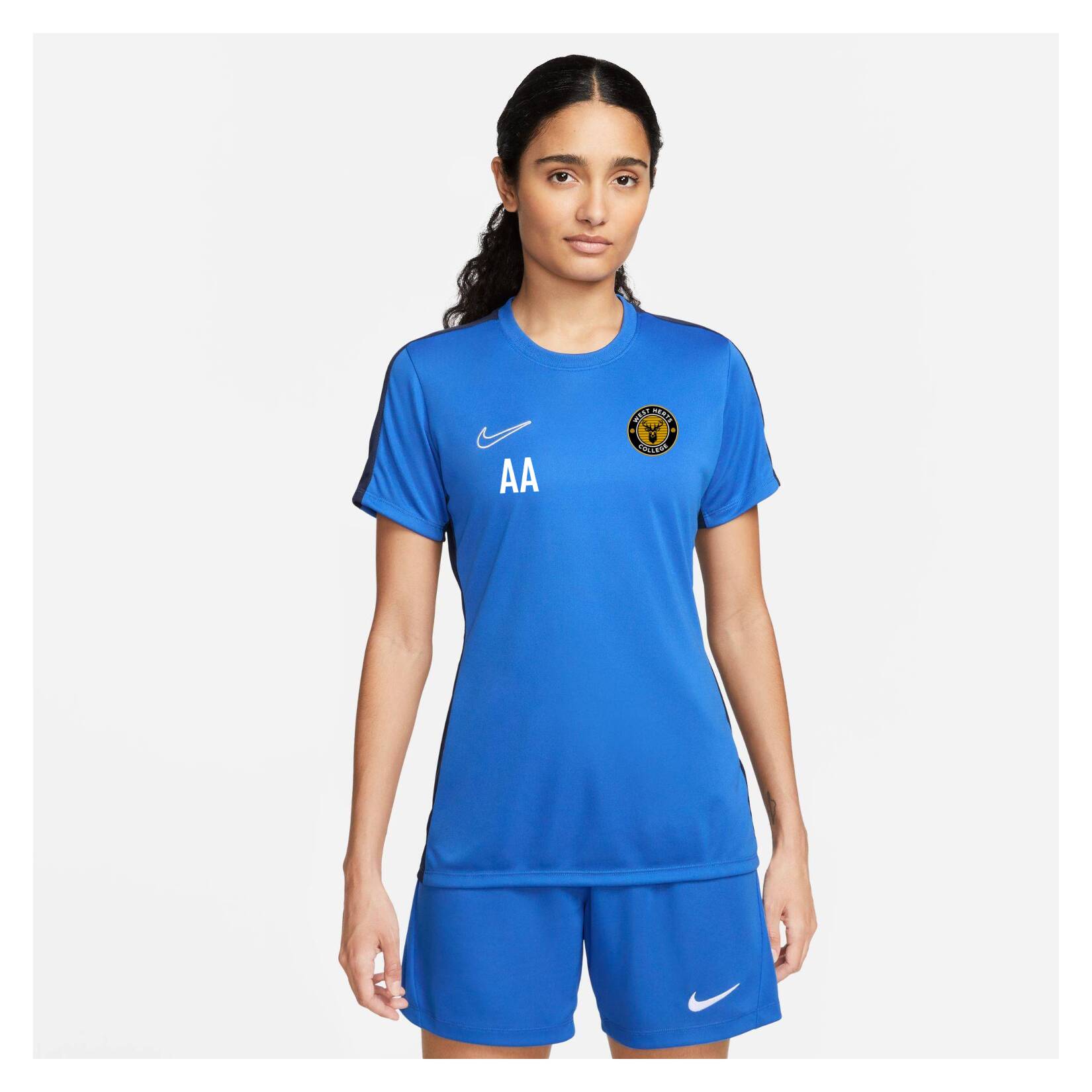 Nike Academy 23 Short Sleeve Training Top (W) - Royal Blue/Obsidian/White