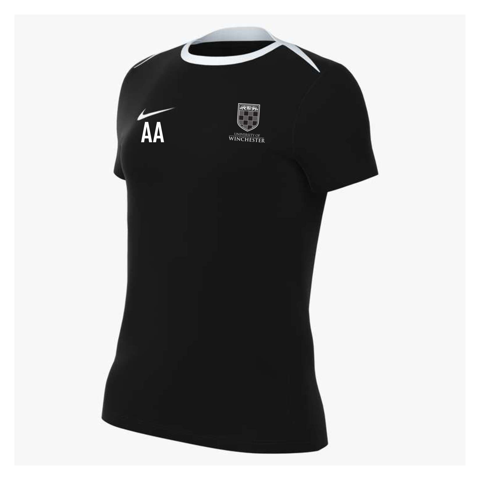 Nike Academy Pro 24 Womens Dri-FIT Short Sleeve Top (W) - Black/White/Black/White
