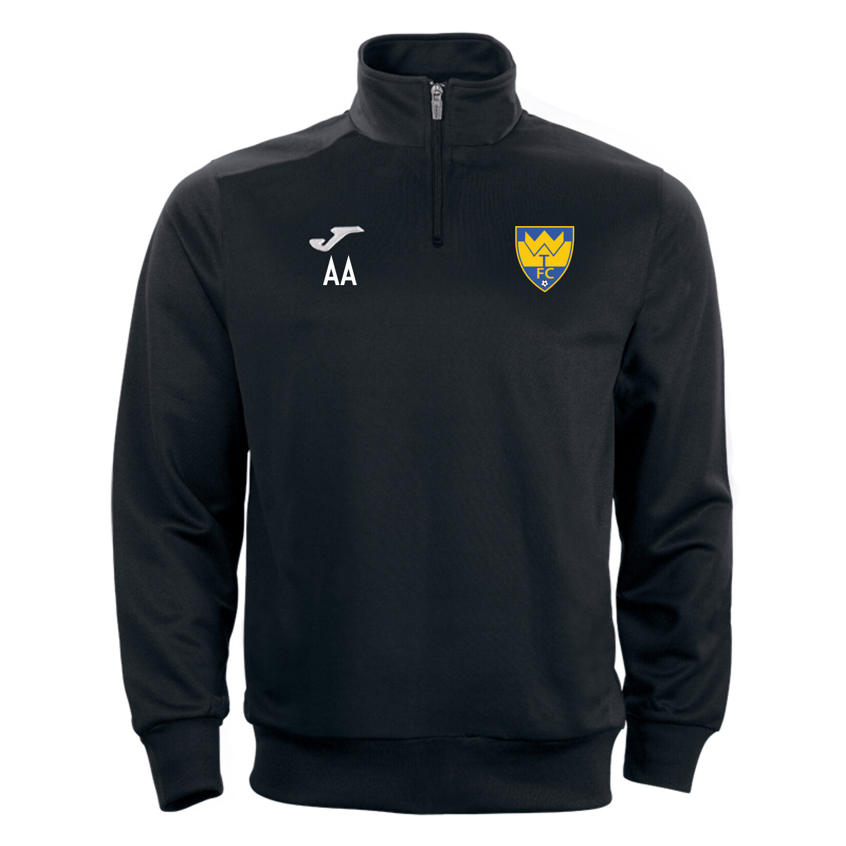 Joma Faraon 1/4 Zip Sweatshirt - Black/White