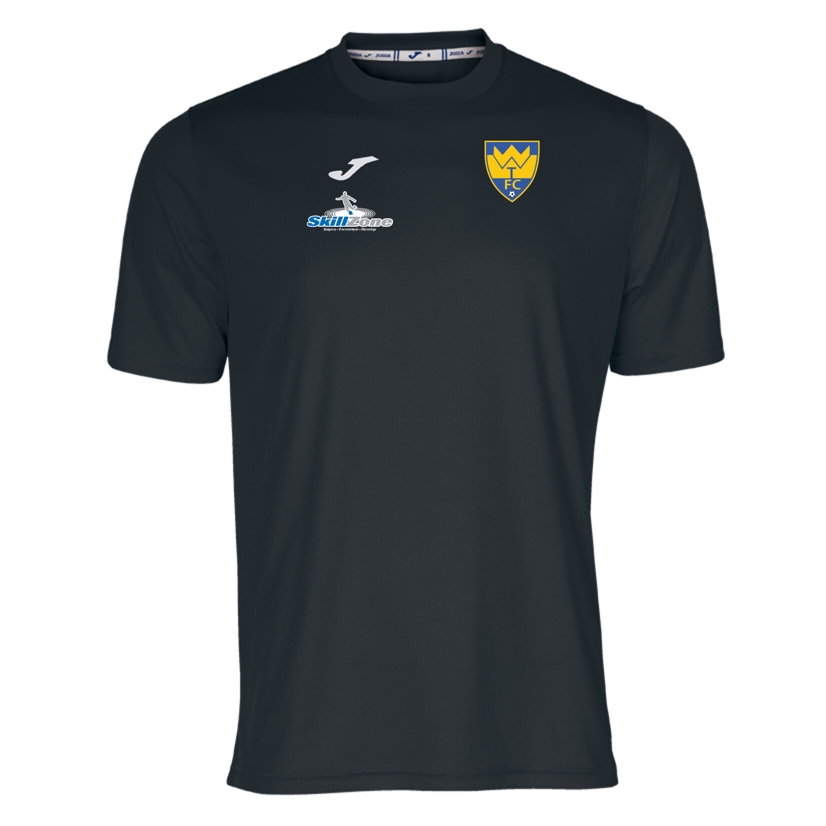 Joma Combi Short Sleeve Mens Performance Shirt - Black