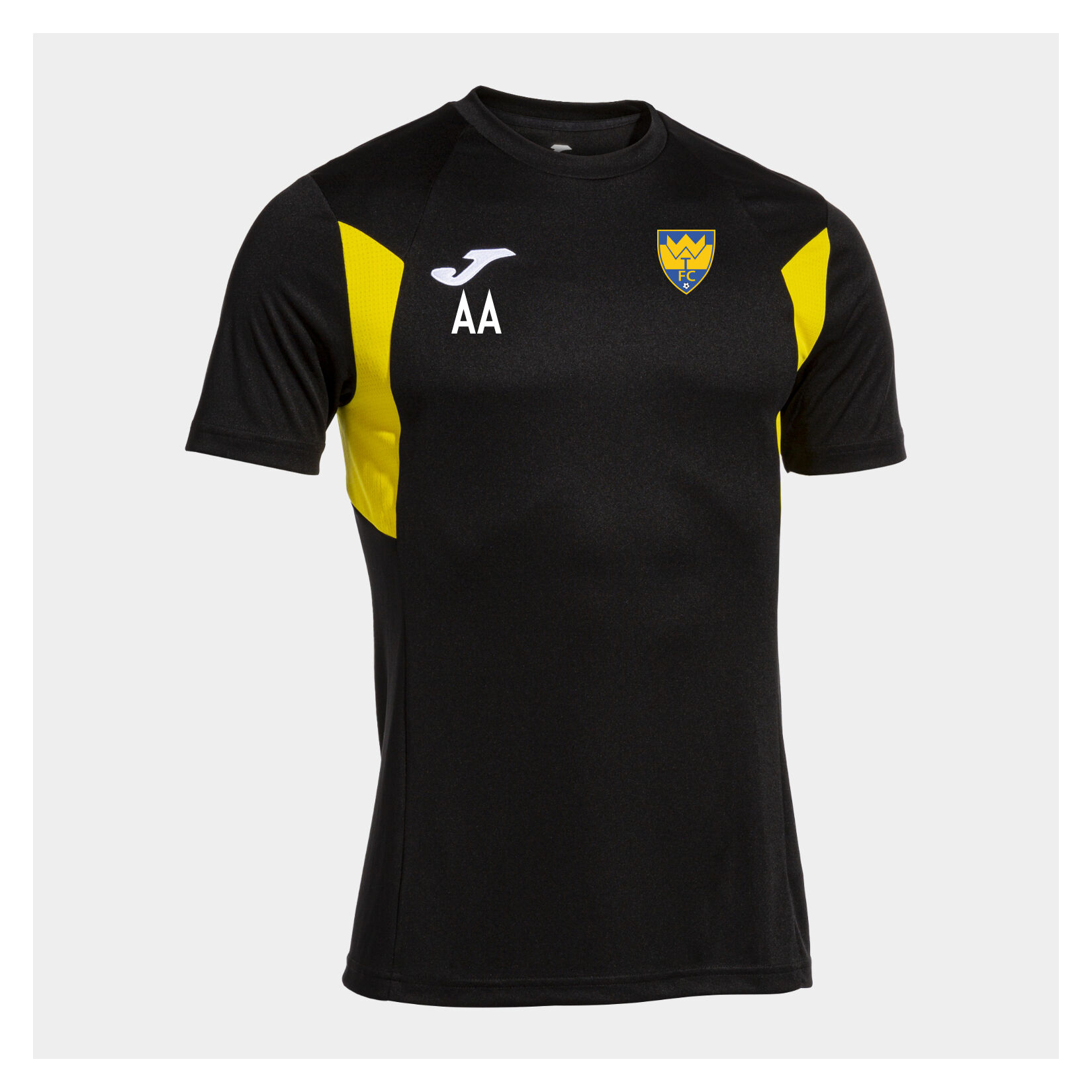 Joma Winner III T-shirt - Black/Yellow