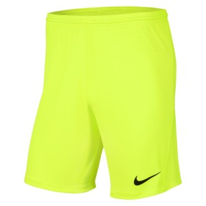 Nike Park III Shorts Volt-Black