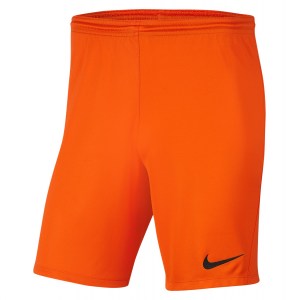 Nike Park III Shorts Safety Orange-Black