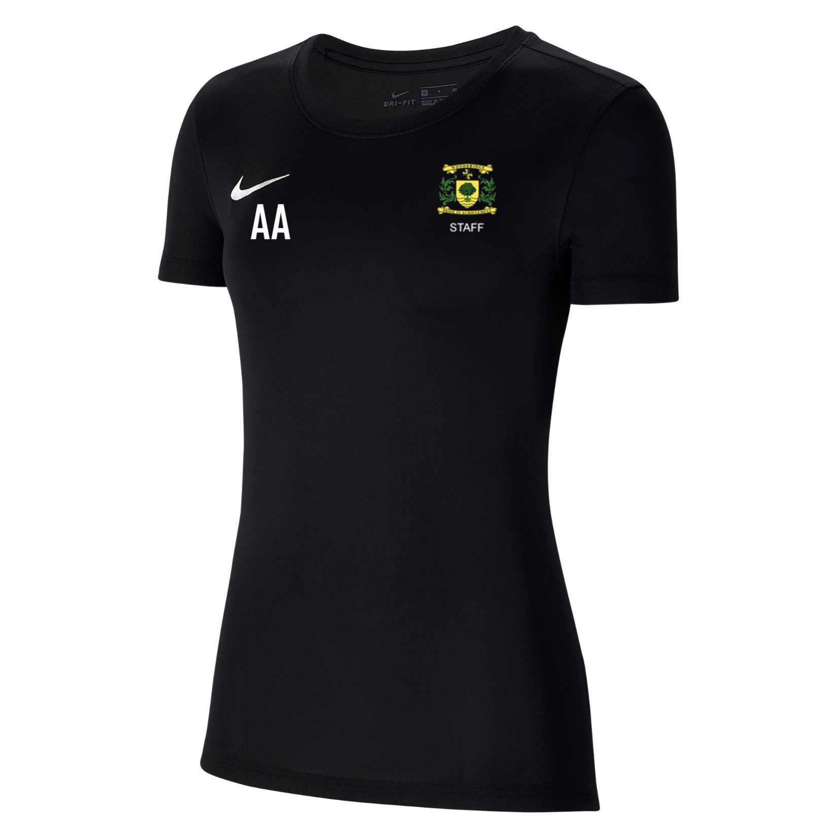 Nike Park VII Dri-FIT Womens Short Sleeve Shirt - Black/White