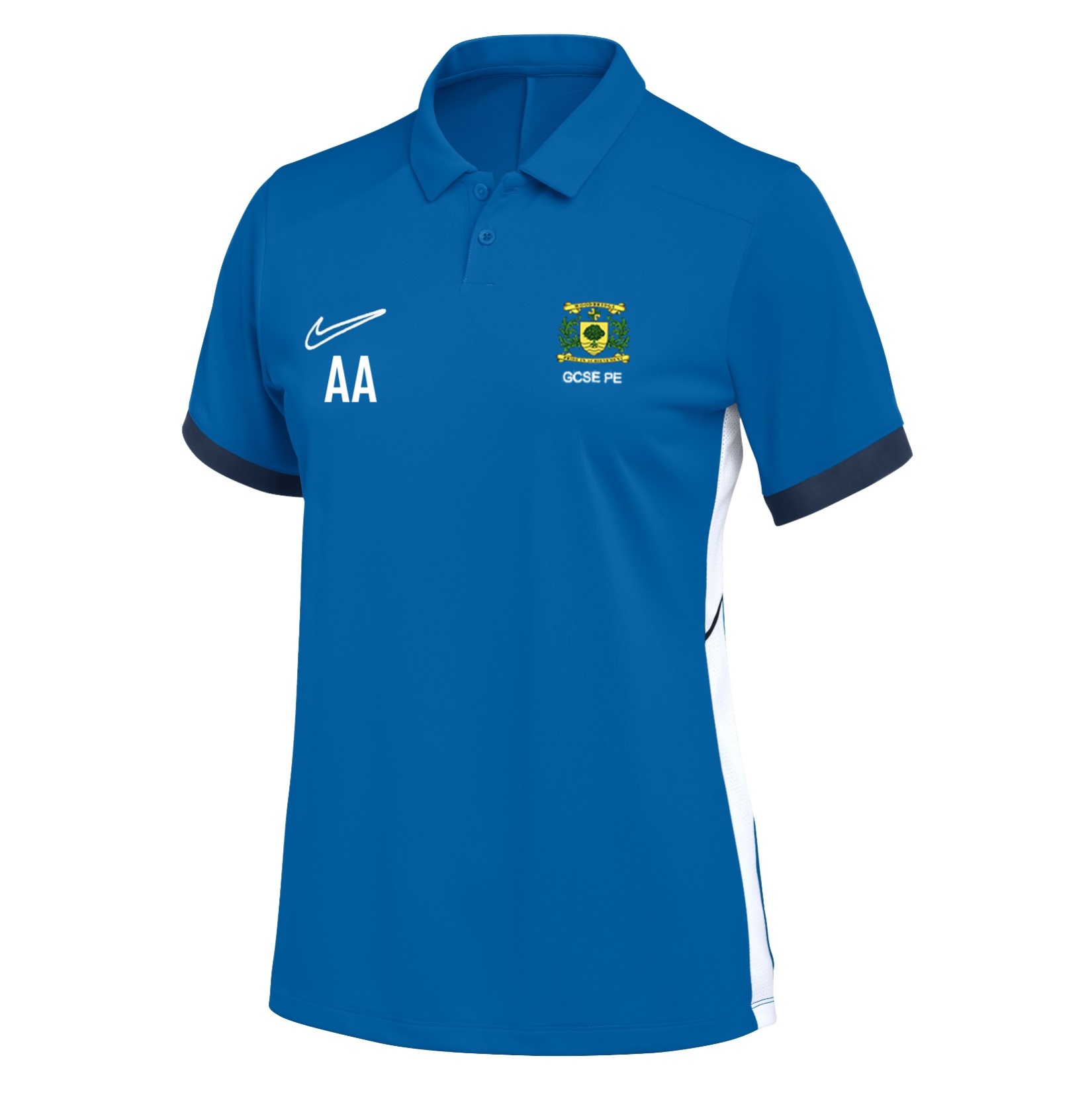 Nike Dri-FIT Academy 25 Polo (W) - Royal Blue/Obsidian/White