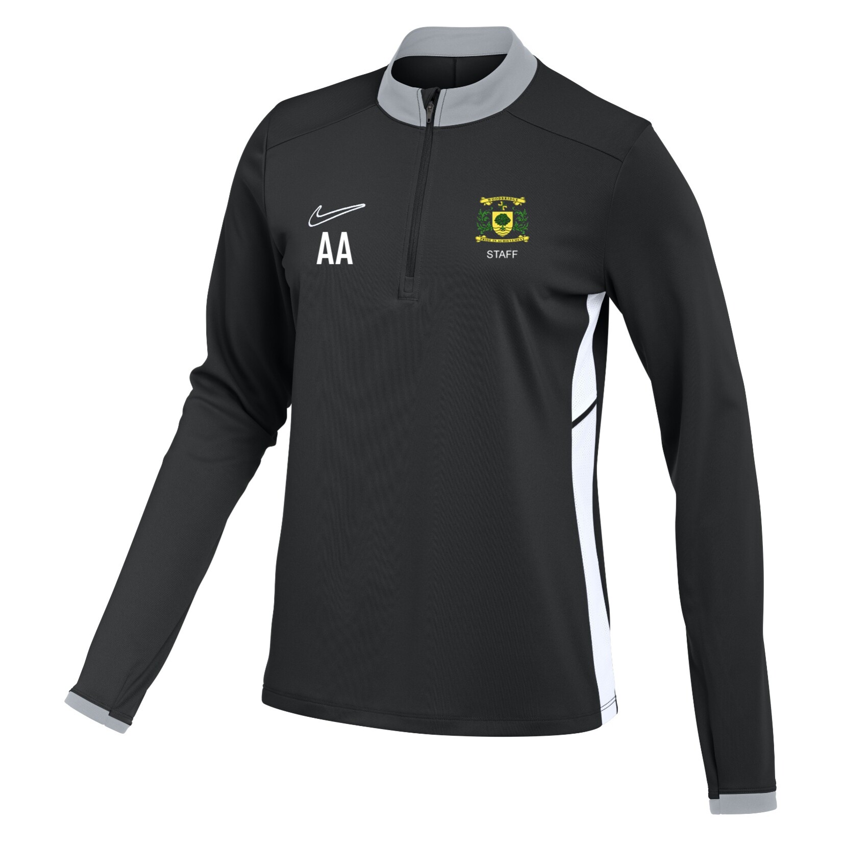 Nike Dri-FIT Academy 25 Drill Top (W) - Black/White/White
