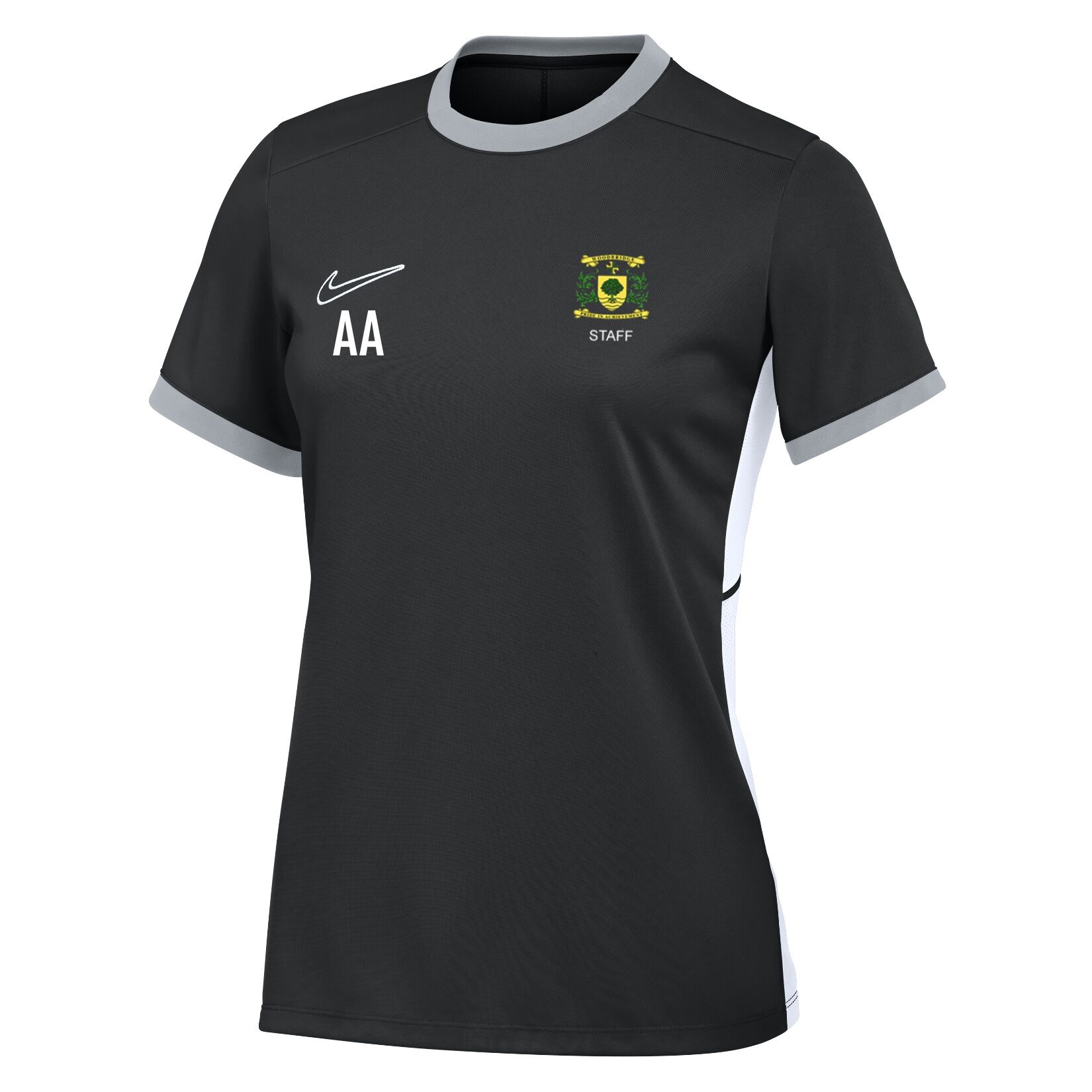 Nike Academy 25 Short-Sleeve Training Top (W) - Black/White/White