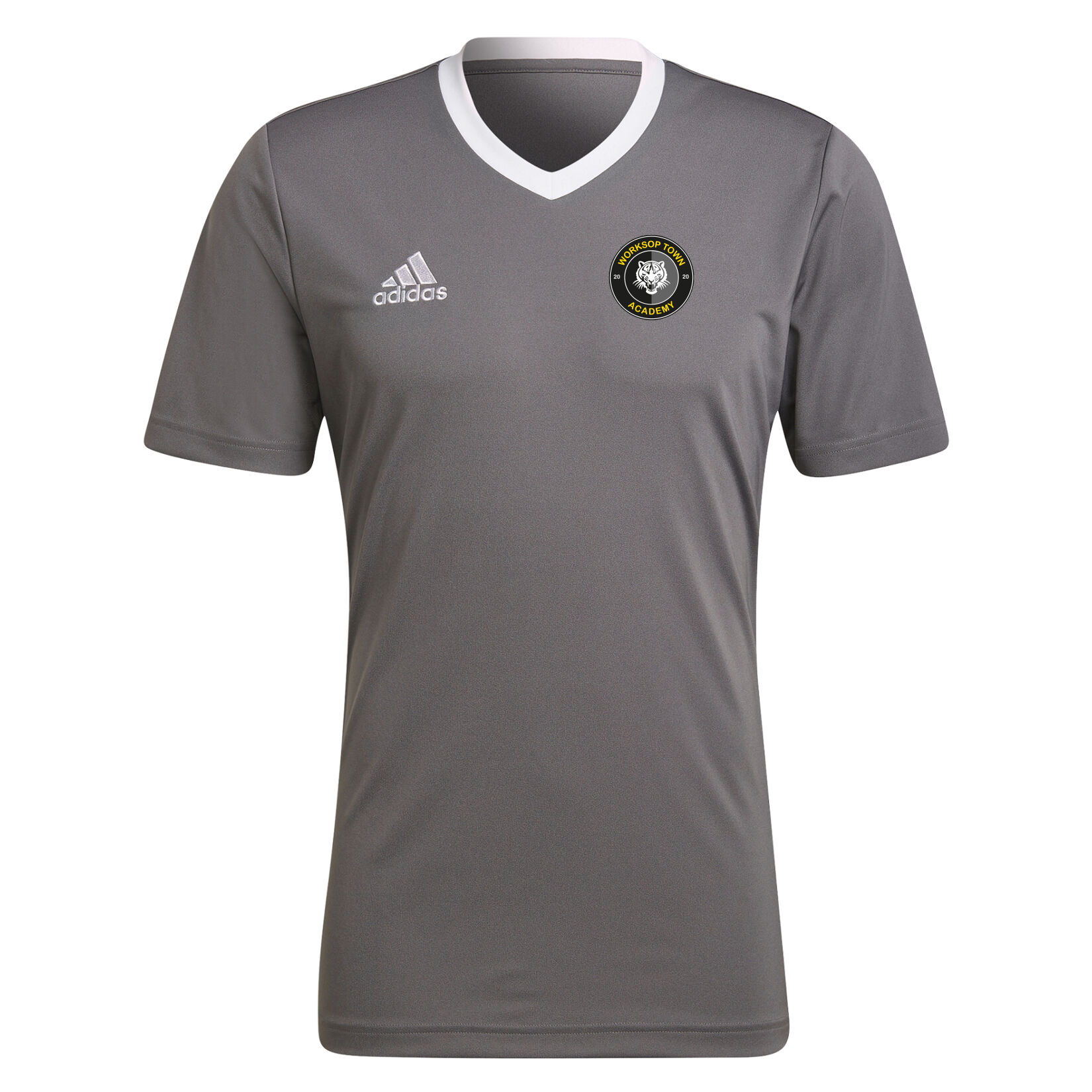 adidas Entrada 22 Short Sleeve Jersey - Team Grey Four