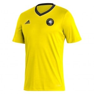 adidas Entrada 22 Short Sleeve Jersey - Team Yellow/Black