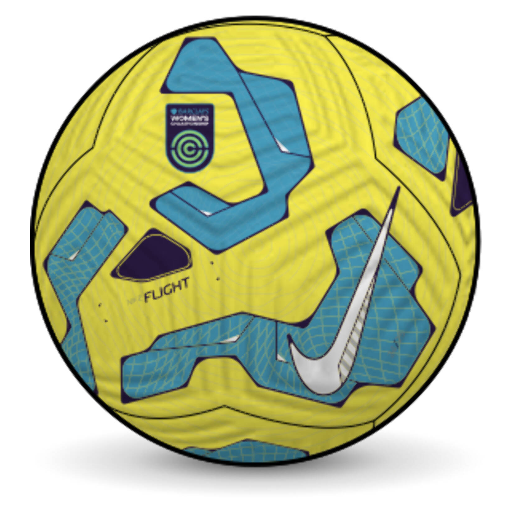 Nike Womens Championship Flight Match Ball - Yellow/Green