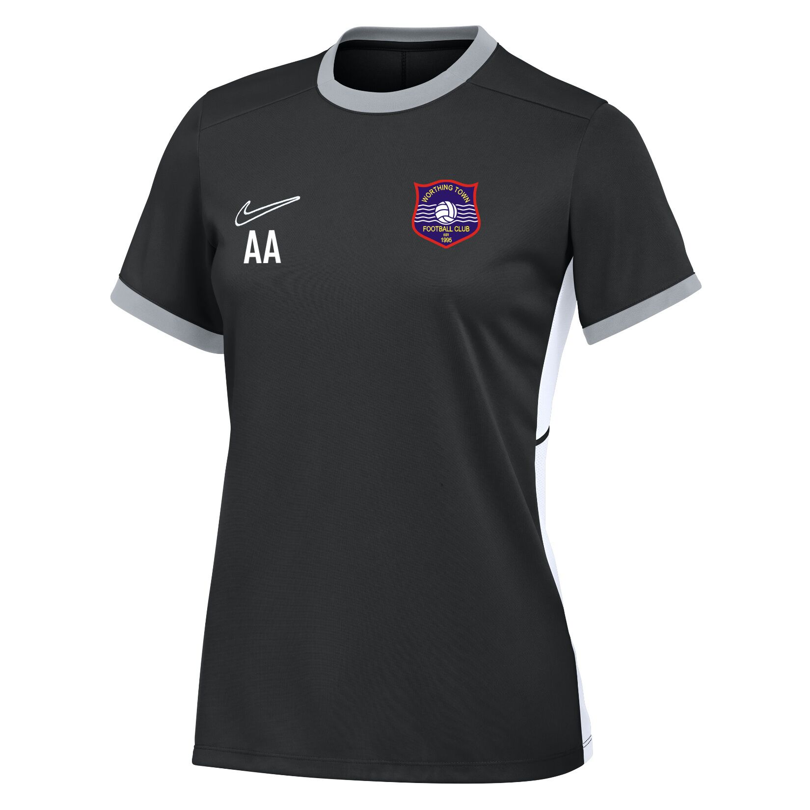 Nike Academy 25 Short-Sleeve Training Top (W) - Black/White/White