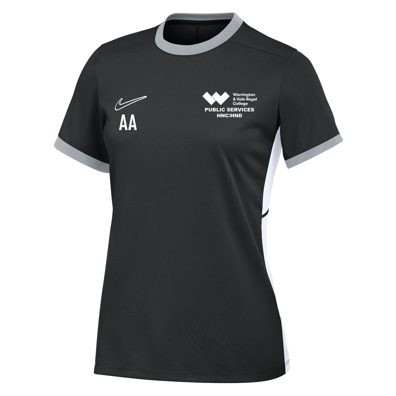 Nike Academy 25 Short-Sleeve Training Top (W) - Black/White/White