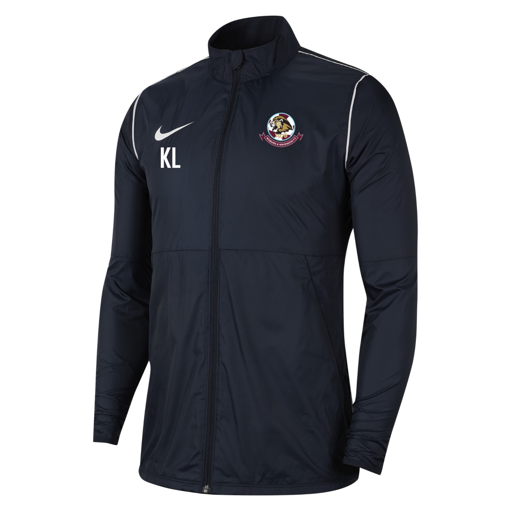 Nike Park 20 Repel Rain Jacket - Obsidian/White/White