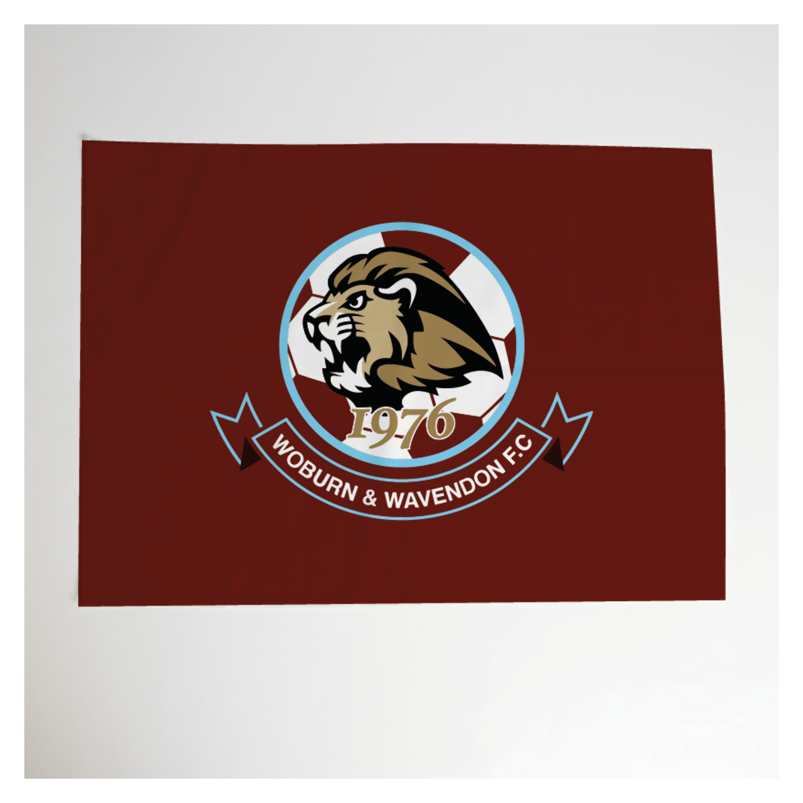 Kitlocker-Merchandise Sublimated Flag - WHITE