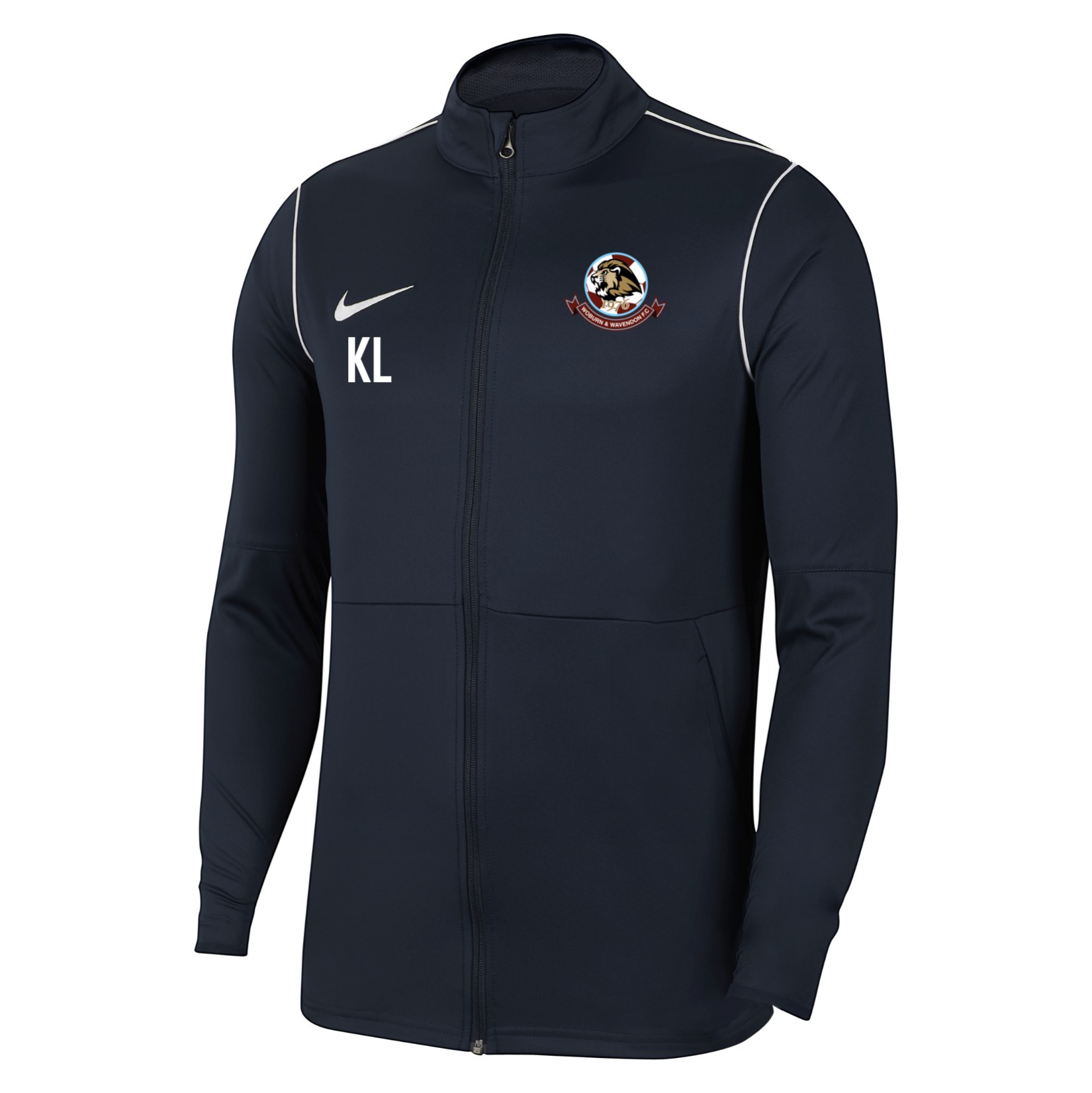 Nike Dri-FIT Park 20 Knitted Track Jacket - Obsidian/White/White