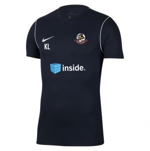 Nike Park 20 Short Sleeve Training Tee - Obsidian/White/White